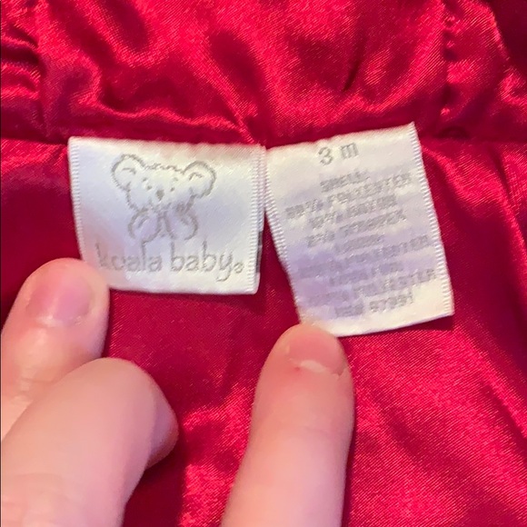 Red winter dress coat! - Picture 3 of 4